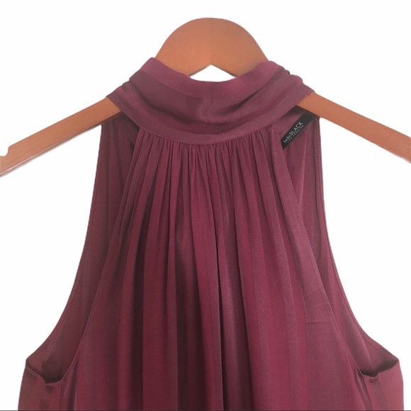 BOBI BLACK NWT High Neck Halter Dress with Tie in Back - Picture 5 of 6